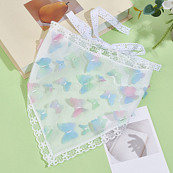 1 bandeau foulard triangulaire en dentelle&nbsp;AJEW-CY0001-62C