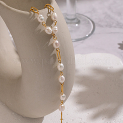 Элегантные браслеты из натуральных бусин пресноводного жемчуга&nbsp;KX0637