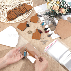 Наборы для изготовления бирок из искусственной кожи своими руками&nbsp;DIY-OC0014-34