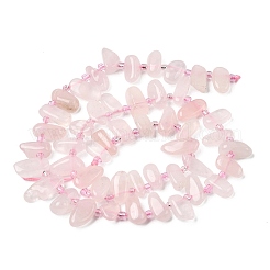 Природного розового кварца нитей бисера&nbsp;G-L649-D04-02