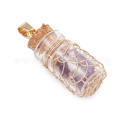 5 шт. подвески из стеклянной банки&nbsp;PALLOY-JF03642