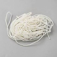 Perlenkugelketten aus ABS-Kunststoff&nbsp;AJEW-WH20130-65