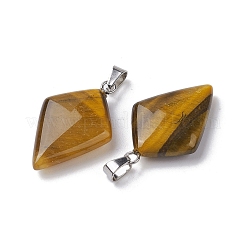 Природных тигровый глаз подвески&nbsp;G-C110-05C-P