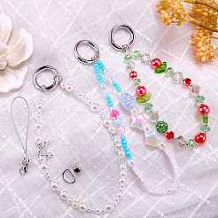 Sangles mobiles en plastique&nbsp;HJEW-SZ0001-47F