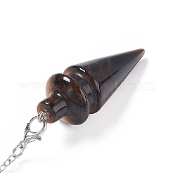 Биолокационные маятники с заострением из смешанных драгоценных камней&nbsp;AJEW-B020-01P