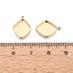 Cabochon-Anhängerkomponente aus Edelstahl 304&nbsp;STAS-Q113-22B-G