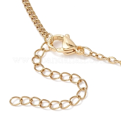 Женские ожерелья-цепочки панцирного плетения из нержавеющей стали 304 толщиной 2 мм&nbsp;NJEW-JN05561