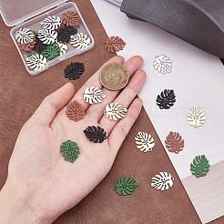 30 pendentif en alliage de peinture de cuisson 5 couleurs&nbsp;ENAM-PH0001-86