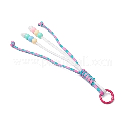 6 шт. подвесные украшения из парашютного шнура из полиэстера и спандекса&nbsp;HJEW-JM03794