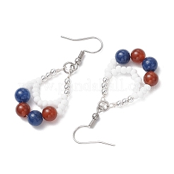 Серьги-капли из нержавеющей стали 304&nbsp;EJEW-MZ00462-02