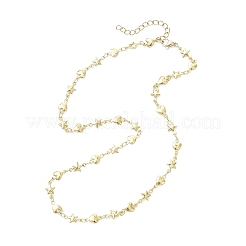 Цепочки-колье из нержавеющей стали 304 в форме сердца и звезды&nbsp;NJEW-JN05618