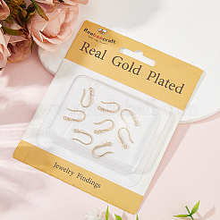 12 шт. крючки для сережек из нержавеющей стали 304&nbsp;STAS-BBC0008-76