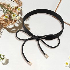 Ceinture en cuir PU avec nœud papillon&nbsp;AJEW-WH20054-086D