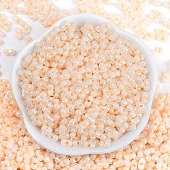 Непрозрачные цвета блестящие стеклянные бусины&nbsp;X1-SEED-K010-04F