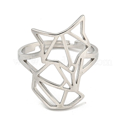 Кольца из нержавеющей стали марки 304&nbsp;RJEW-R142-01P