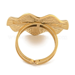 Bague en acier inoxydable 304 pour femme&nbsp;RJEW-U014-10G