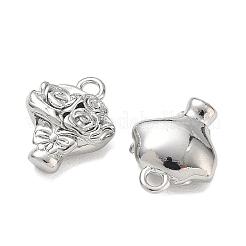 Valentinstag Messing Charms&nbsp;KK-K351-74P