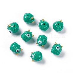 Perles de résine opaques d'halloween&nbsp;RESI-F033-01A