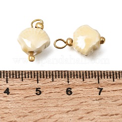 Handgemachte Porzellan-Anhänger&nbsp;PR-CBA0027-02G