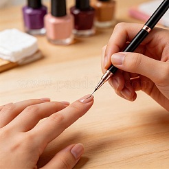 5 Stück Kunststoff-Nagelkunst-Linienpinsel&nbsp;AJEW-WH20816-069B