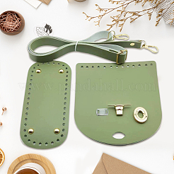1 Set handgefertigte Häkel-Zubehör-Sets für Umhängetaschen aus PU-Leder&nbsp;PURS-CL0001-37A