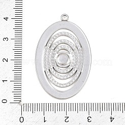 Cabochon pendenti in acciaio inossidabile 304&nbsp;STAS-L313-07P