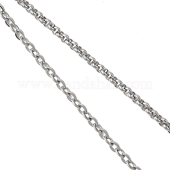 Изготовление браслета-цепочки Rolo из нержавеющей стали 304&nbsp;AJEW-JB01459-02