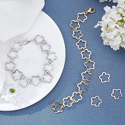 90 шт. 3-х цветные соединительные кольца из нержавеющей стали 304&nbsp;STAS-UN0022-22