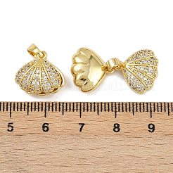 Ottone micro spianare pendenti zirconi&nbsp;KK-F908-05G
