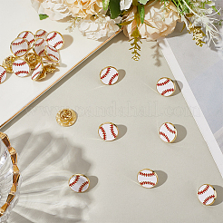 20 шт. спортивные эмалевые значки&nbsp;JEWB-SC0001-62B