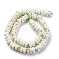 Натуральные лимонно-бирюзовые (яшмовые) бусины пряди G-K380-A50-10