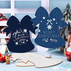 Незаконченный 1 комплект деревянных подвесных украшений&nbsp;WOOD-SP0001-31I