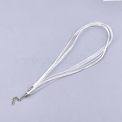 Fabrication de colliers avec cordon en cire et organza&nbsp;NCOR-T002-101