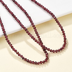 Grenat naturel colliers de perles&nbsp;NJEW-K114-B-A04