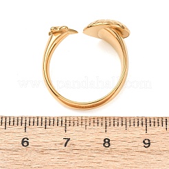 Offene Manschettenringe aus Edelstahl 304&nbsp;RJEW-E302-01G