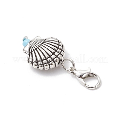 Подвесные украшения из сплава в тибетском стиле в стиле океана&nbsp;HJEW-JM04342