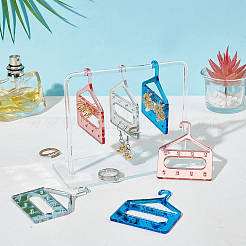 24шт. 3-х цветная мини-подвеска для сережек из акрила с 8 отверстиями&nbsp;EDIS-PH0001-84