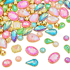 100 strass à coudre en verre&nbsp;GLAA-TA0004-47