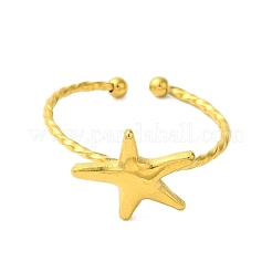 Кольцо-манжета из нержавеющей стали серии Ocean Beach 304&nbsp;RJEW-Q820-02A