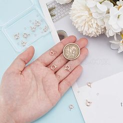 925 застежка-кольцо из стерлингового серебра с открытыми соединительными кольцами&nbsp;STER-GO0001-04RG