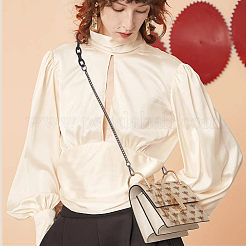 Акриловые и железные цепные ремни для сумок&nbsp;FIND-WH0111-378B