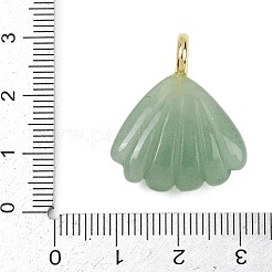 Natürliche grüne Aventurin geschnitzte Anhänger&nbsp;G-G330-02G-08