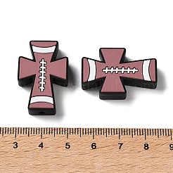 Perles de silicone sur le thème du sport&nbsp;LS-SL-D001-02D