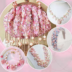 День святого Валентина акрил/АБС пластик имитация жемчуга&nbsp;OACR-SP0001-66A-03