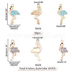 Подвески из сплава эмали 50шт 5 стиля&nbsp;ENAM-PH0002-24