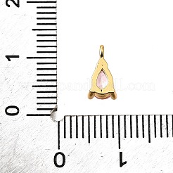 Ottone micro spianare pendenti zirconi&nbsp;KK-D356-08C-G