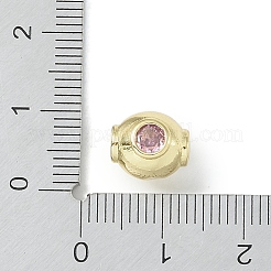 Стойки обшивки латунь микро проложить кубического циркония бусы&nbsp;KK-A220-24B-G