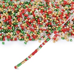 4 цвет 15/0 рождественских круглых бисера Toho&nbsp;SEED-X0058-30