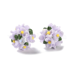 Бусины-шарики из полимерной глины со стразами и светом&nbsp;CLAY-U002-01D