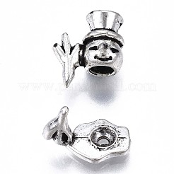 Тибетский стиль сплава шарика кадра&nbsp;X-PALLOY-Q441-082-RS